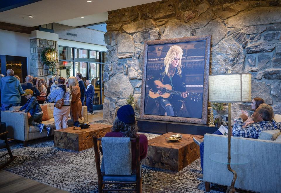 The Heartsong Lodge & Resort has its grand opening at Dollywood in Pigeon Forge, Friday Nov. 3, 2023.