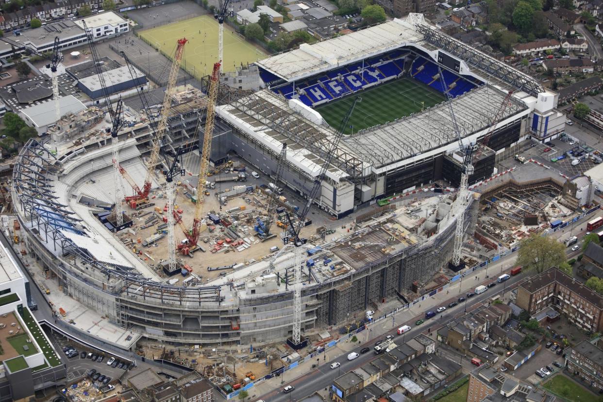 Moving home | The development of White Hart Lane is understood to cost around £750 million: Tottenham Hotspur FC via Getty Images