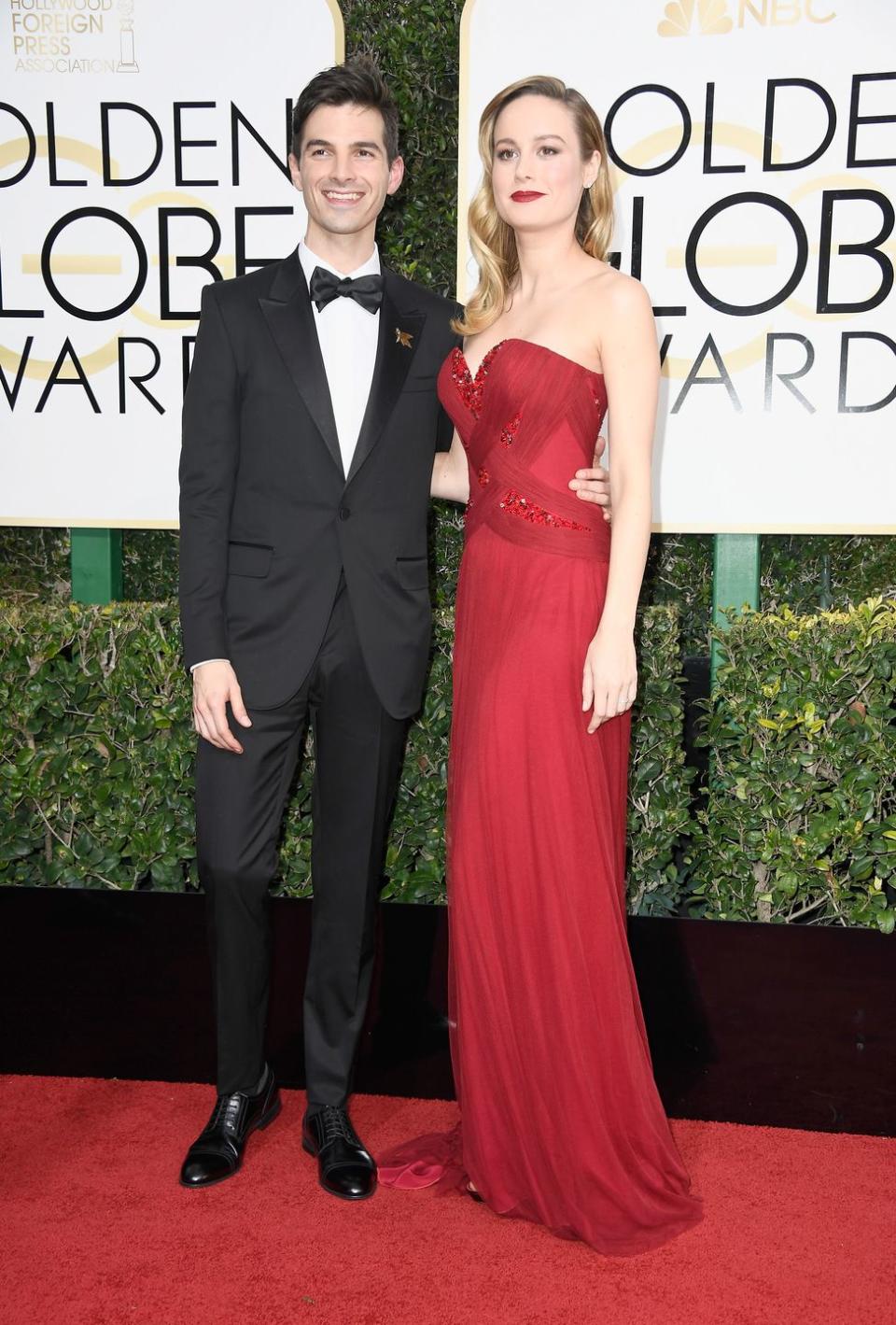 Alex Greenwald and Brie Larson