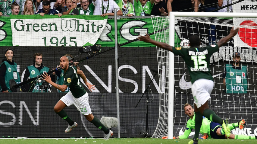 American John Brooks celebrated his 100th Bundesliga appearance with a goal.