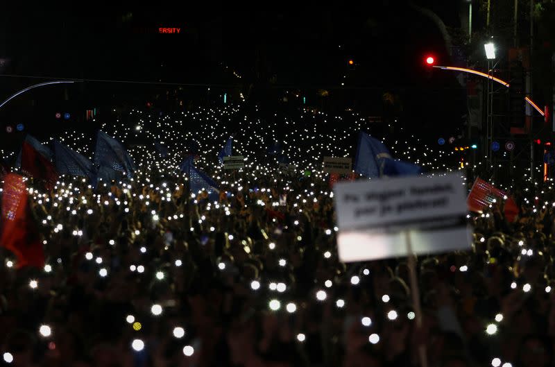 Anti-government protest in Tirana