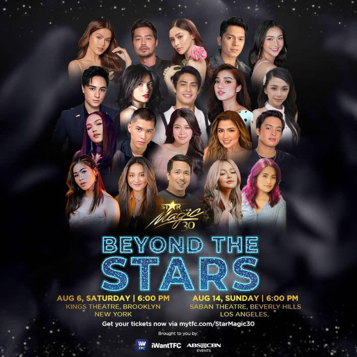 The upcoming 'Beyond the Stars' tour to feature a variety of stars 