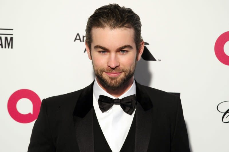 Chase Crawford attends the Elton John AIDS Foundation Academy Awards viewing party in 2015. File Photo by Jonathan Alcorn/UPI