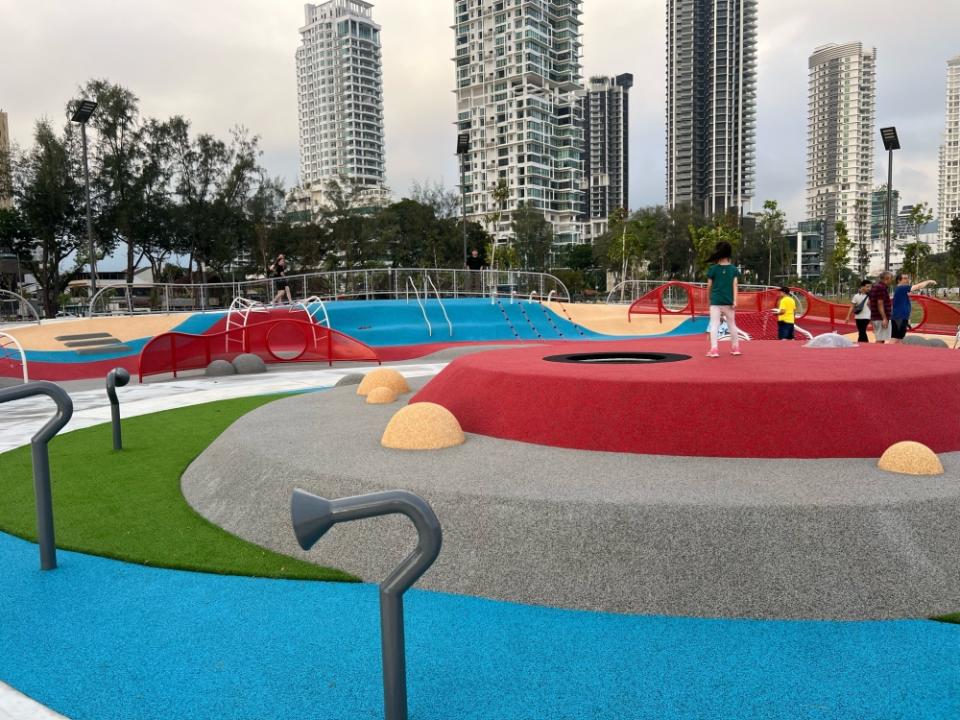 The playground in Phase One of Gurney Bay, Penang — Picture by Opalyn Mok

