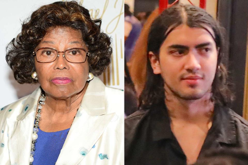 <p>Ethan Miller/Getty; Brian Prahl/SplashNews</p> Katherine Jackson in 2013; Blanket "Bigi" Jackson in 2023.