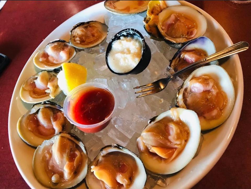 The man orders the plate of clams every time he visits the restaurant but has never found anything like this before. Source: CBS