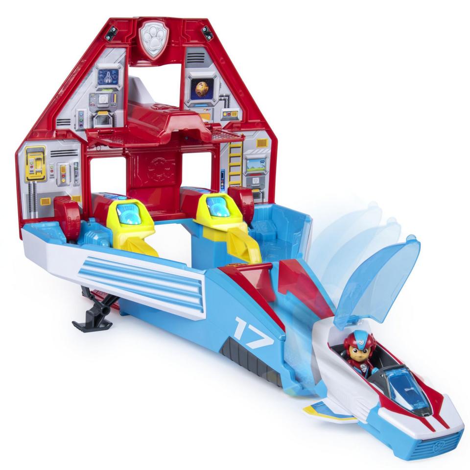 PAW Patrol Super PAWs 2-in-1 Transforming Mighty Pups Jet Command Center