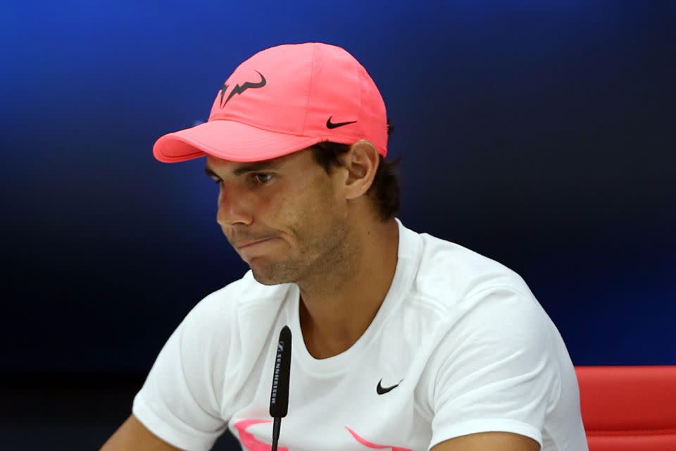 Nadal is a long-time pink lover. Photo: Getty