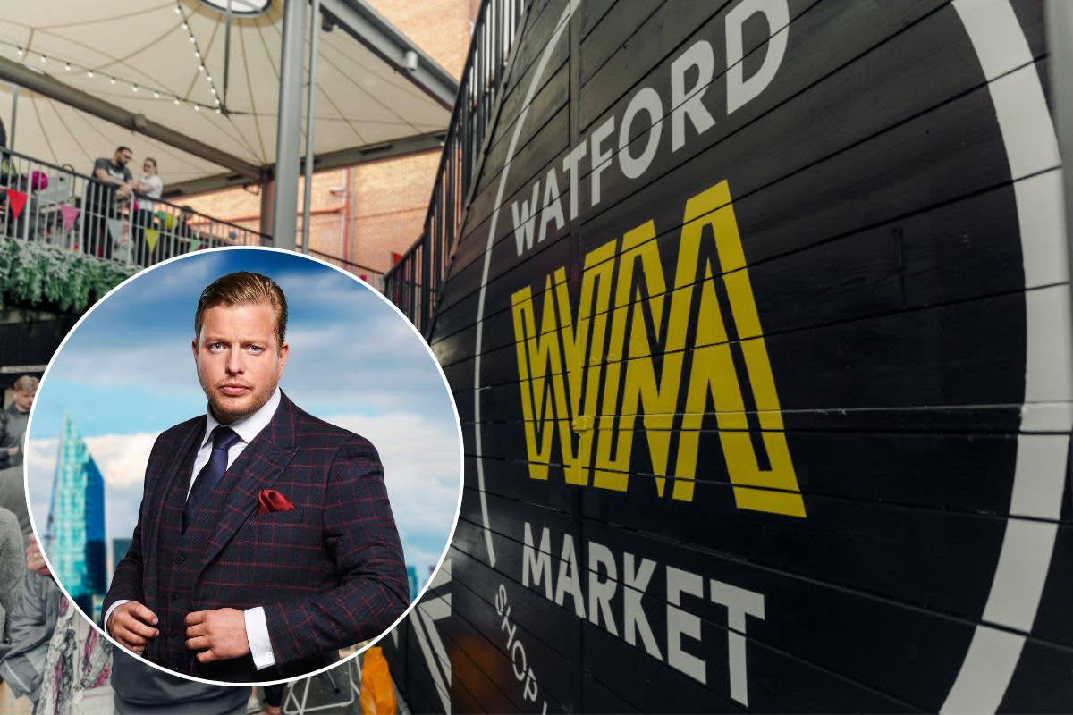 The Apprentice Star will be signing copies of his book at the market on Friday. <i>(Image: PA/Watford Borough Council)</i>