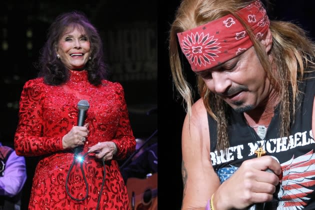 bret-michaels-on-loretta-lynn bret-michaels-on-loretta-lynn.jpg - Credit: Terry Wyatt/Getty Images; Donald Kravitz/Getty Images