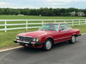 <p>The R107-generation Mercedes SL was produced for 18 years, meaning there are a lot of them around. Prices are still reasonable, though demand for unmolested examples has begun to increase. <a href="https://www.ebay.com/itm/1988-Mercedes-Benz-SL-Class-560SL-R107-Roadster-Convertible/273882957707?hash=item3fc4b2478b:g:0Y0AAOSwzFRc~bo3" rel="nofollow noopener" target="_blank" data-ylk="slk:Here's one;elm:context_link;itc:0;sec:content-canvas" class="link ">Here's one</a> up for grabs on eBay now. </p>