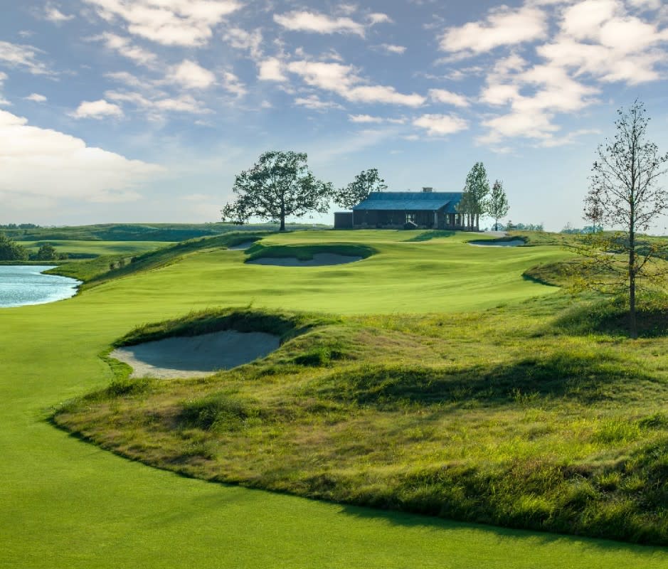 <p>Courtesy Image</p><p>Thanks in part to Bass Pro Shops billionaire Johnny Morris and his vision for the posh Big Cedar Lodge as America’s “next great golf destination,” Branson, MO, has become a perfect spot to rendezvous with friends or family for a golf trip. The resort features three 18-hole courses, including the Tom Fazio-designed Buffalo Ridge and Payne’s Valley (Tiger Woods’ first public track), as well as a pair of short courses. Our pick of the bunch, created by architects Bill Coore and Ben Crenshaw, <a href="https://bigcedar.com/golf/ozarks-national-course/" rel="nofollow noopener" target="_blank" data-ylk="slk:Ozarks National;elm:context_link;itc:0;sec:content-canvas" class="link ">Ozarks National</a> is a beautiful dance across a southern Missouri mountain. Fairways play along ridges and over ravines, moving with the land. Numerous holes insist on forced carries over gorges. The slopes and lies often push players’ hands and shots, but also offer opportunities to use the golf brain’s more creative side.</p>