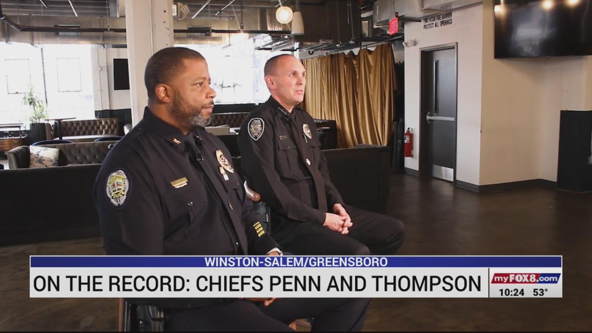 Winston Salem Greensboro Police Chiefs Sit Down With Fox8 5464