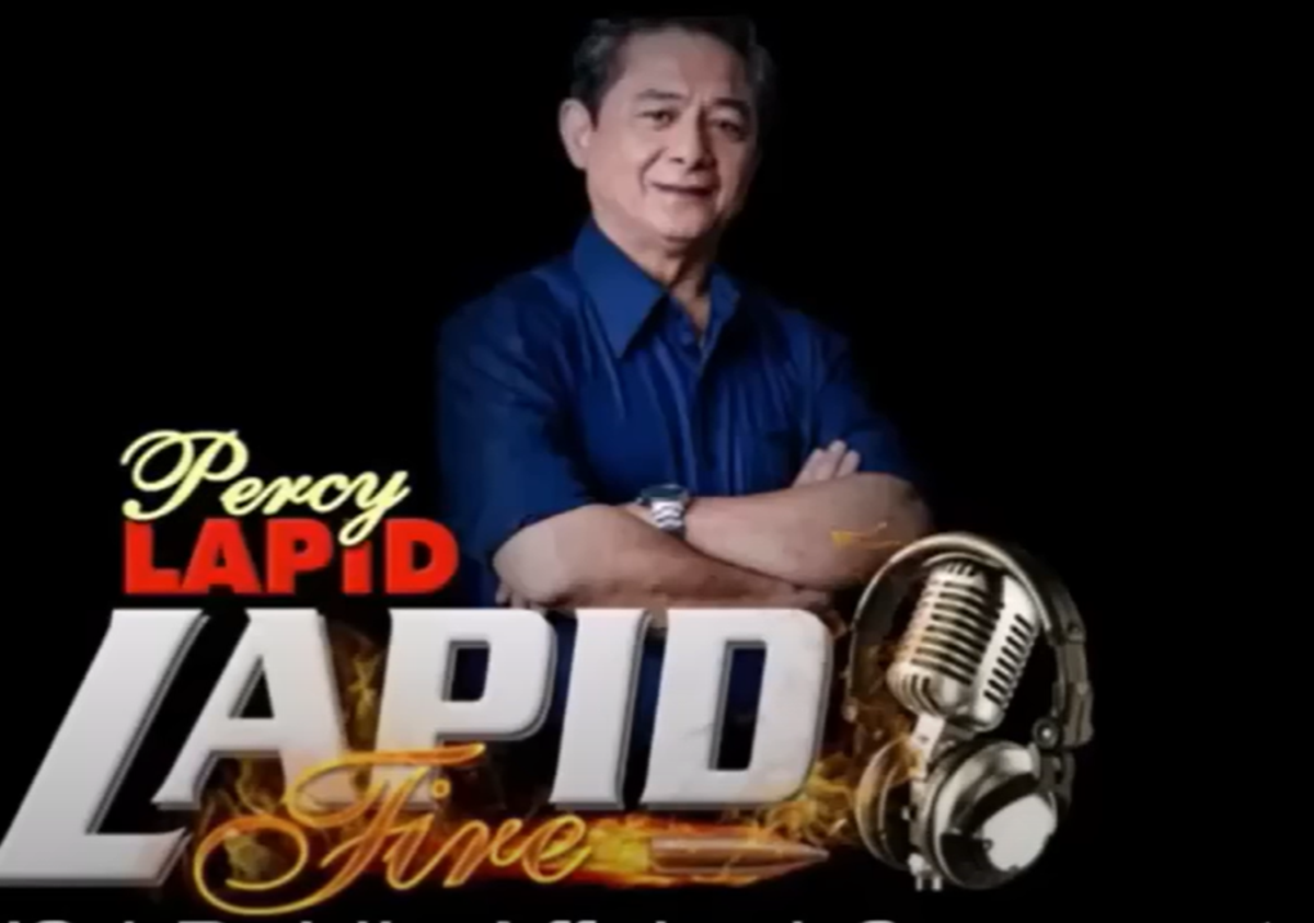 This is the second such killing of a journalist within a month after another radio journalist Rey Blanco was stabbed to death during an altercation in central Philippines (Screengrab: YouTube/ LAPID FIRE ni Percy Lapid)