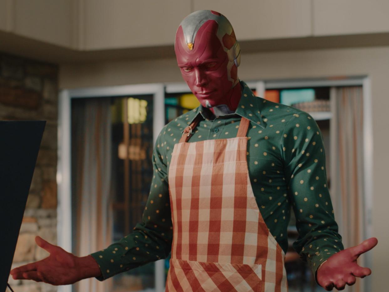 <p>Paul Bettany como Vision en WandaVision</p> (Marvel Studios)