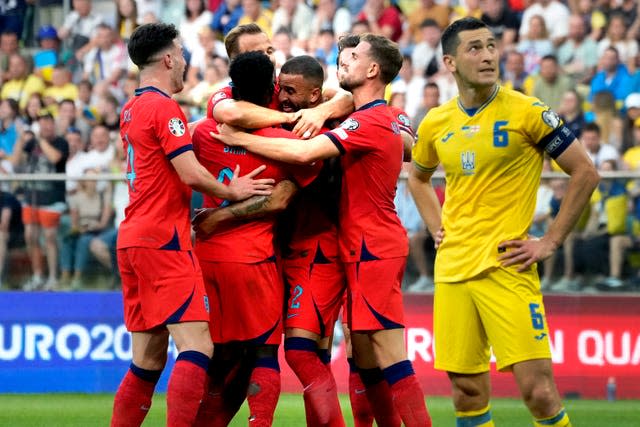 England celebrate