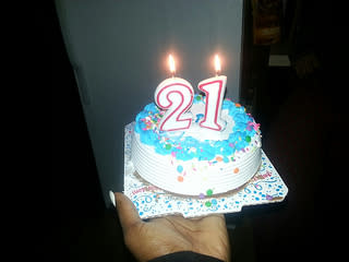 21st birthday cake