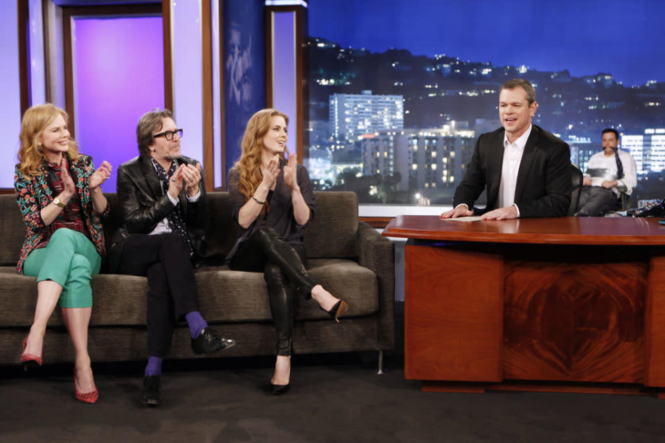 JIMMY KIMMEL LIVE - NICOLE KIDMAN, GARY OLDMAN, AMY ADAMS, MATT DAMON, JIMMY KIMMEL