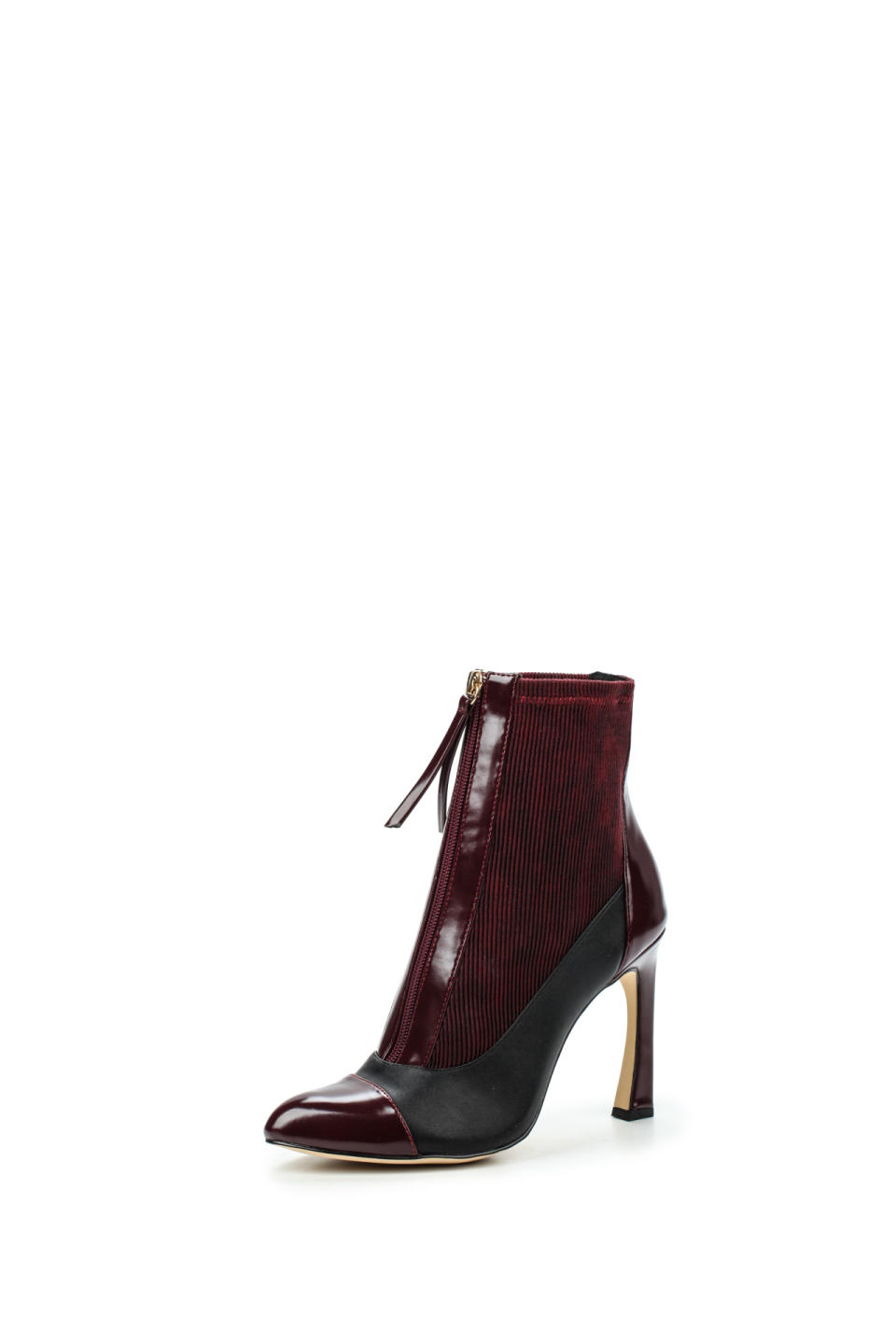 Lost Ink Zip Front Ankle Boot 