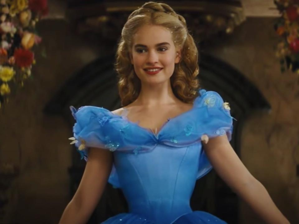 lily james cinderella