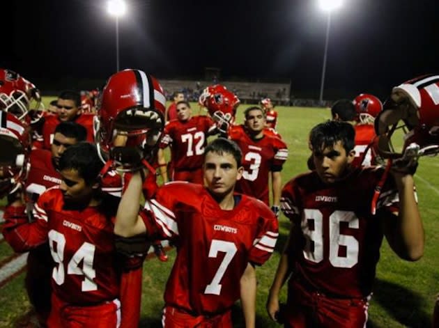 Premont High football team — Corpus Christi Caller-Times/Michael Zamora/AP