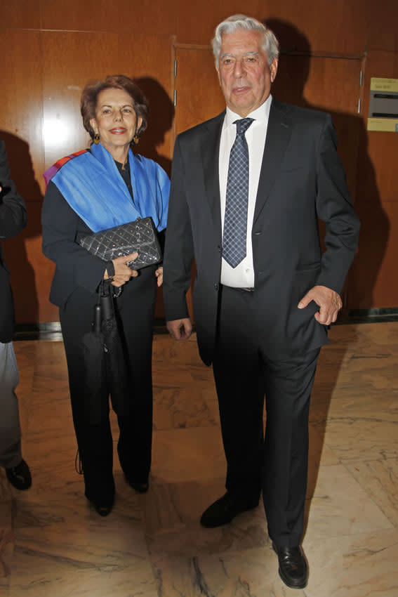 Mario Vargas Llosa con su exmujer Patricia