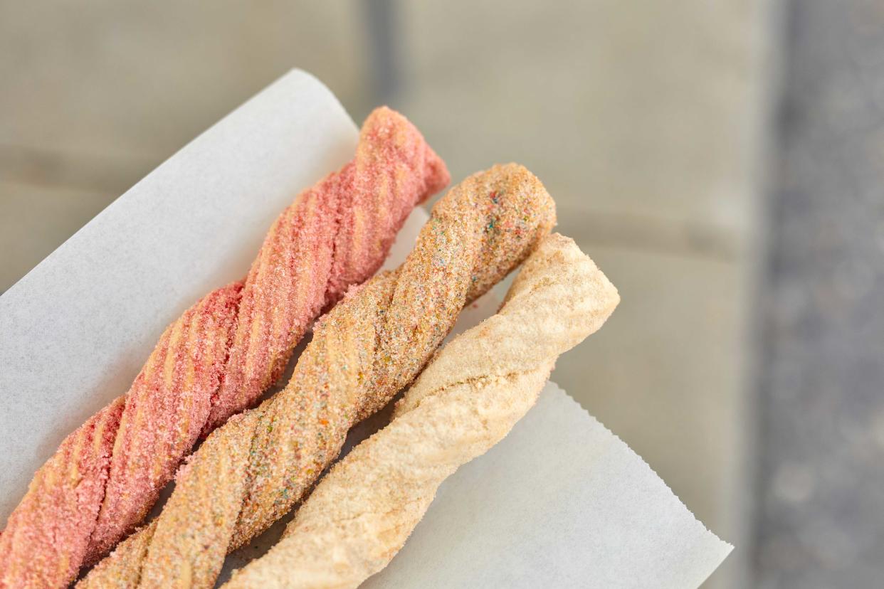 Sunshine Churro offers several flavors of its namesake treat.