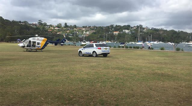 The boy was airlifted to hospital. Source: CareFlight