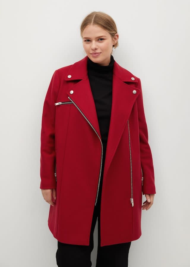 Lapels wool coat