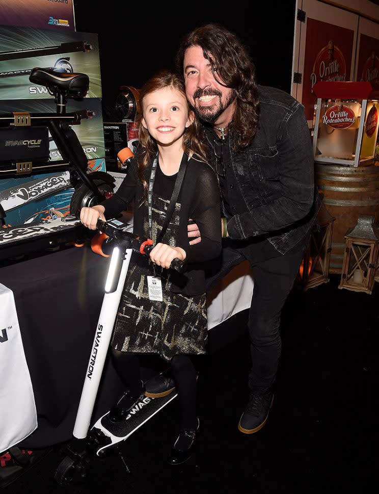 Dave Grohl and Harper Grohl attend MusiCares Person of the Year honoring Tom Petty at the Los Angeles Convention Center