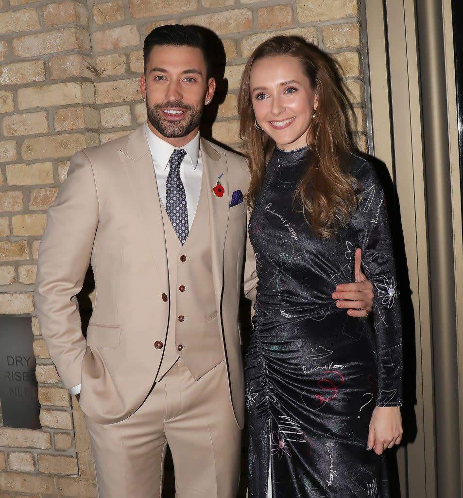 Rose Ayling-Ellis has caused a spike in enquiries to learn sign language, pictured with dance partner Giovanni Pernice in November 2021. (Getty Images)