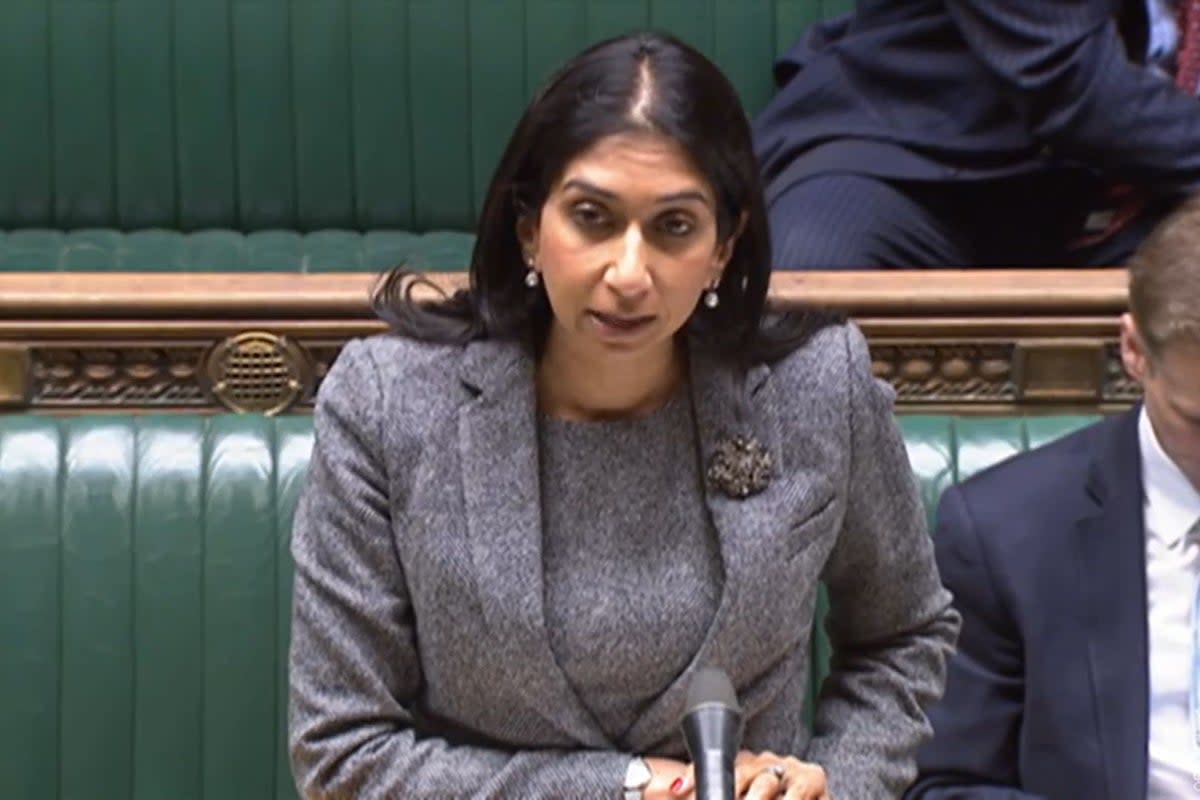 Home Secretary Suella Braverman (House of Commons/UK Parliament/PA) (PA Wire)