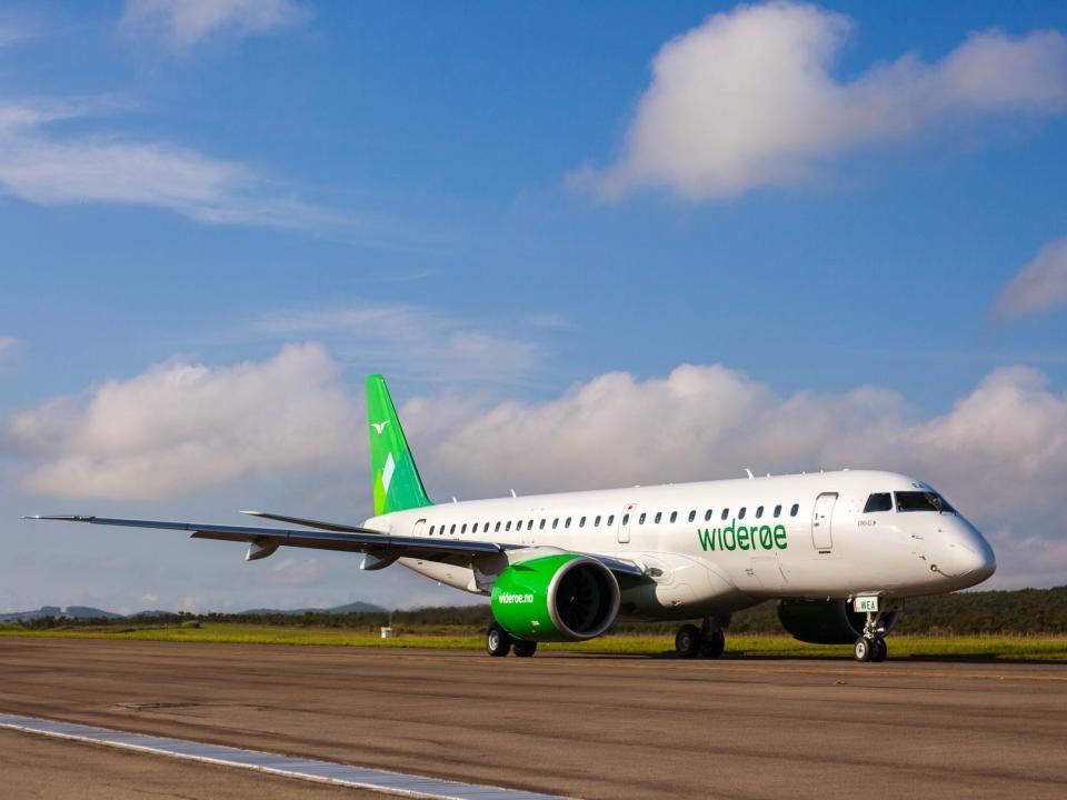 Widerøe Airlines' first E190 E-2.