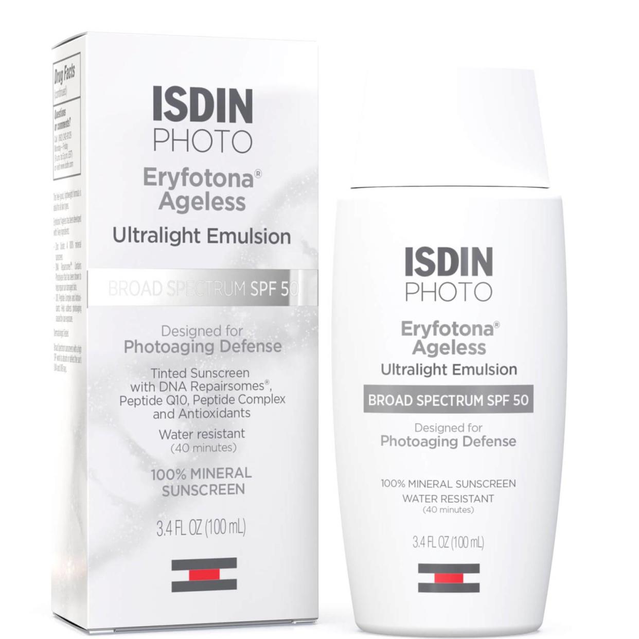 <p><a href="https://go.redirectingat.com?id=74968X1596630&url=https%3A%2F%2Fwww.dermstore.com%2Fisdin-eryfotona-ageless-tinted-mineral-sunscreen-spf-50-zinc-oxide-3.4oz%2F13971530.html&sref=https%3A%2F%2Fwww.harpersbazaar.com%2Fbeauty%2Fskin-care%2Fg60258006%2Fbest-tinted-sunscreen%2F" rel="nofollow noopener" target="_blank" data-ylk="slk:Shop Now;elm:context_link;itc:0;sec:content-canvas" class="link rapid-noclick-resp">Shop Now</a></p><p>Eryfotona Ageless Ultralight Emulsion SPF 50</p><p>dermstore.com</p><p>$75.00</p><span class="copyright">Dermstore</span>