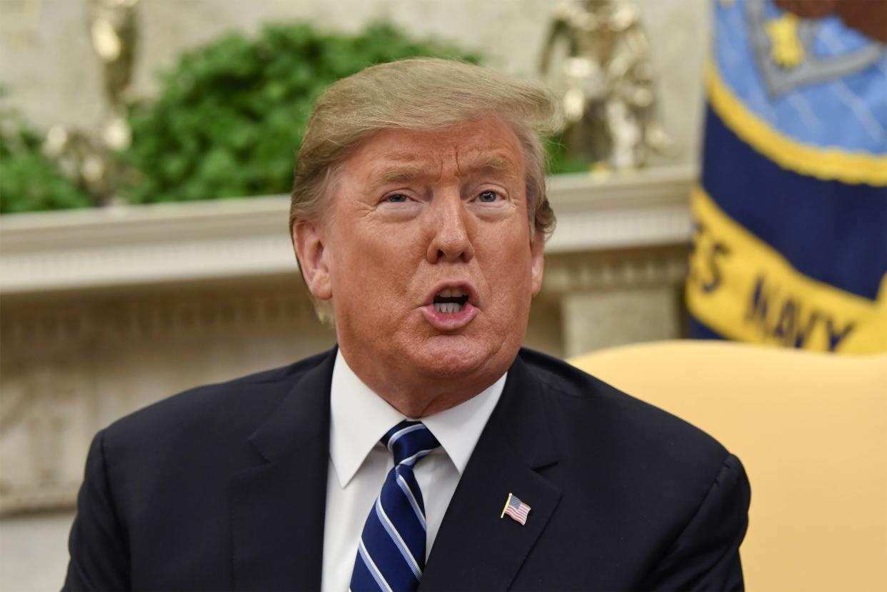 Dass Donald Trump eine Klage gegen die “Washington Post” gutheißt, ist wenig überraschend – gilt sie doch als dezidiert Trump-kritisch. (Bild: AP Photo/Susan Walsh)