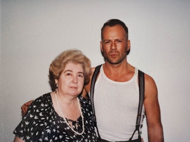 Maria and Bruce Willis.