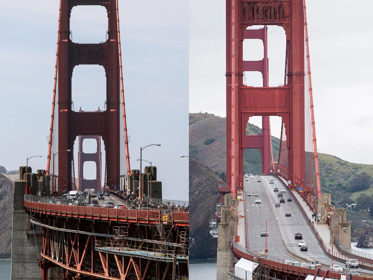 shelter in place san francisco golden gate bridge