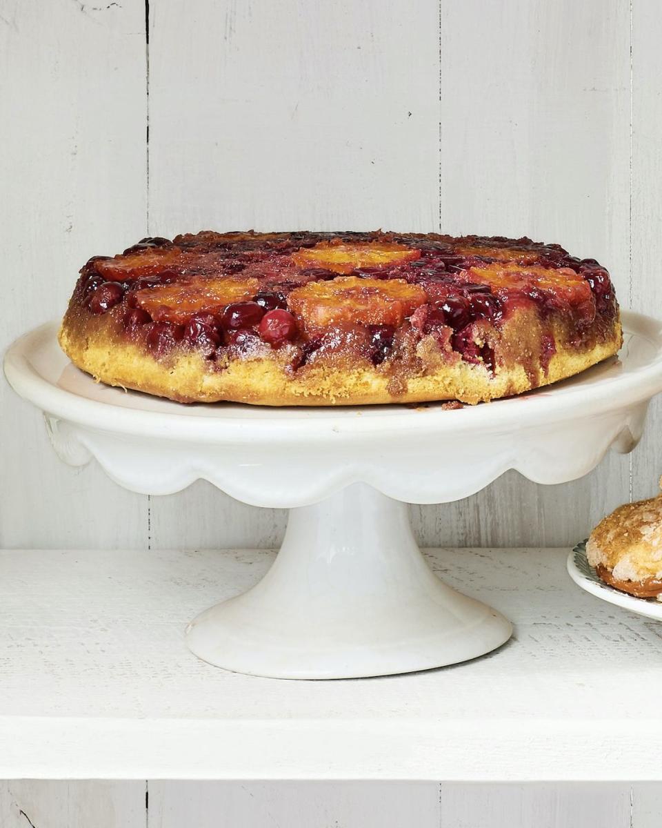 Upside-Down Orange-Cranberry Cake