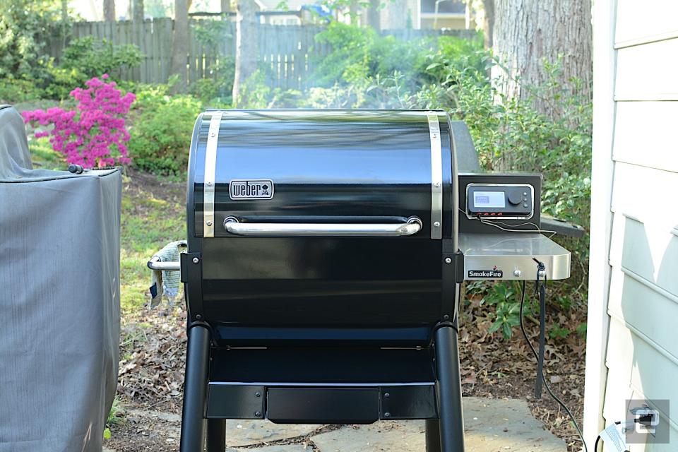 Weber's first pellet grill has potential to be a backyard powerhouse, but the smart features need work.