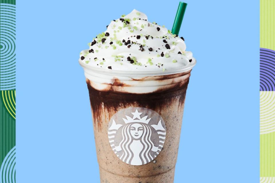 <p>Starbucks</p> Starbucks Chocolate Java Mint Frappuccino