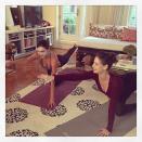 Miranda Kerr’s NYC Home And her lounge has got room to do a spot of yoga. [Photo: Instagram/Miranda Kerr]