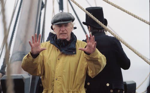 Peter Weir directing at sea - Film Stills