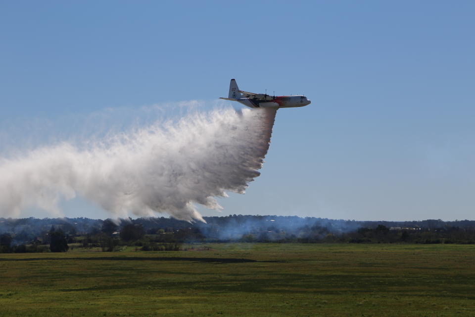 A plane operated by Coulson Aircrane is pictured. Source: AAP