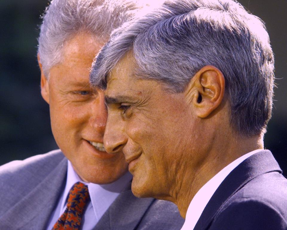 President Bill Clinton and Treasury Secretary Bob Rubin.