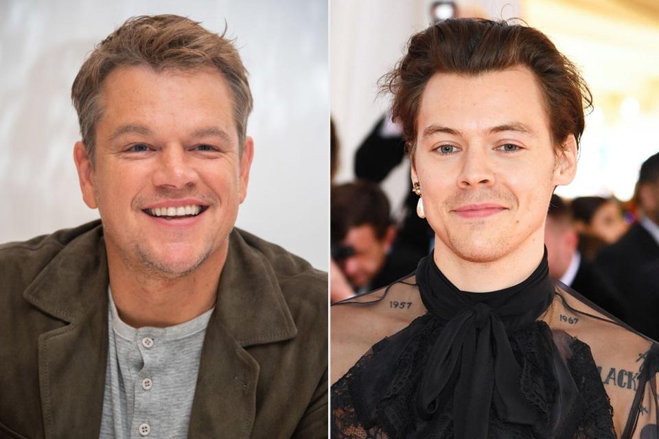 Matt Damon and Harry Styles