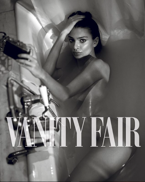 Em Ratajkowski sizzles in topless Vogue shoot