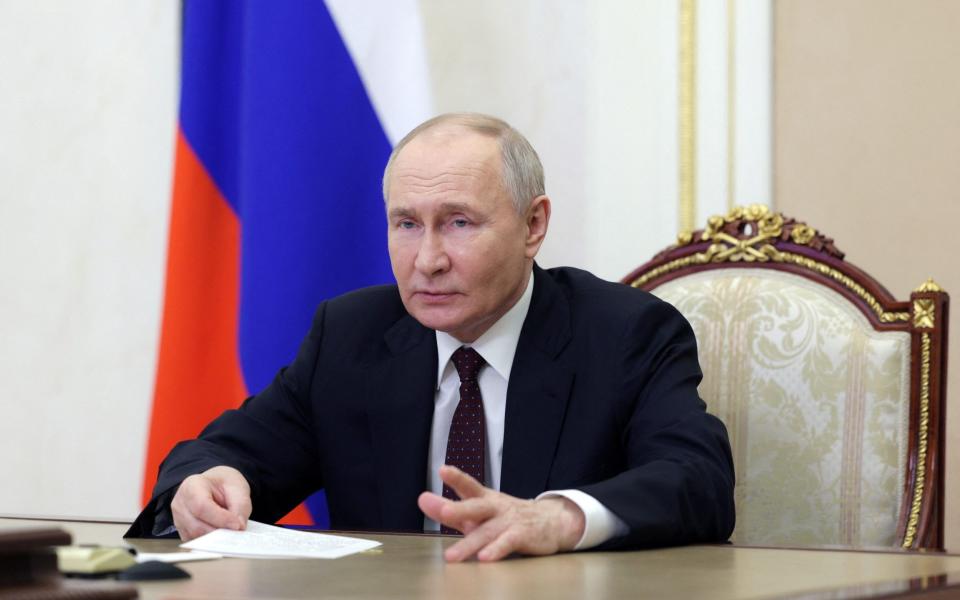 President Vladimir Putin chairs a meeting on economic issues
