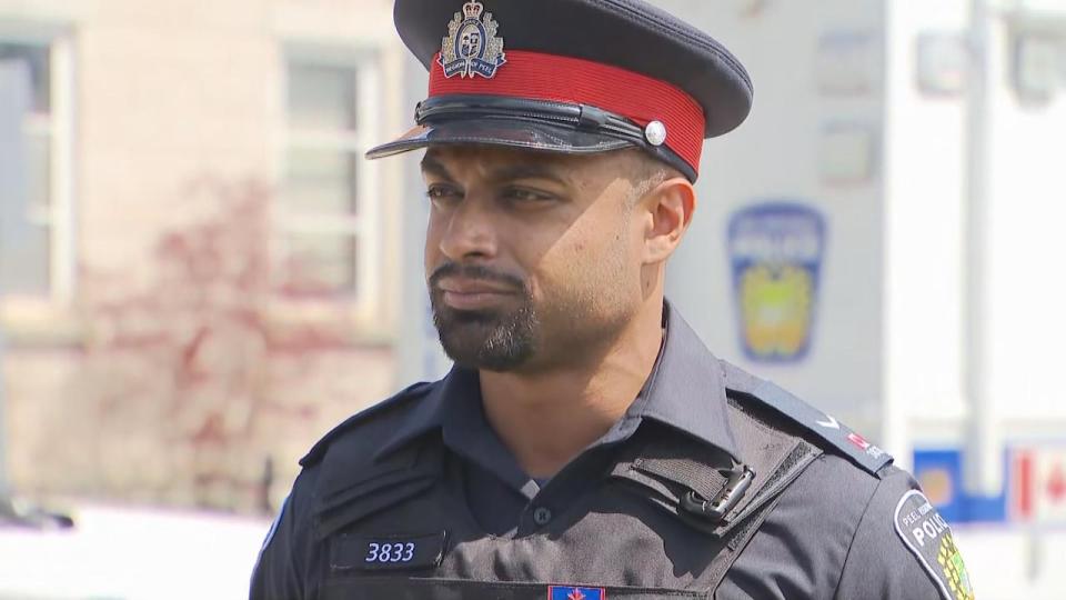 Const. Nikhil Chakravarthy said police found the victim on the second floor of a low-rise apartment building. 