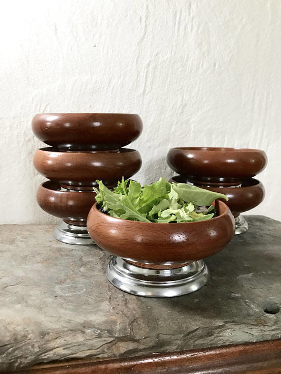 Get a set of six on <a href="https://www.etsy.com/listing/519697618/mid-century-salad-bowls-features-vintage?ga_order=most_relevant&amp;ga_search_type=all&amp;ga_view_type=gallery&amp;ga_search_query=chrome%20home%20decor&amp;ref=sr_gallery_9" target="_blank">Etsy, $30</a>.