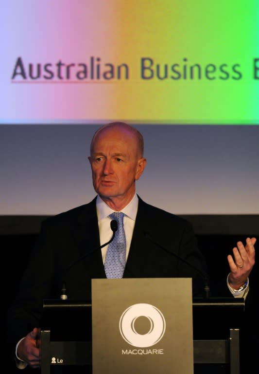 Glenn Stevens, governor of the Reserve Bank of Australia (RBA), pictured during a gathering in Sydney, in 2012